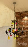 chandelier with decor