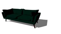 ZAGO Canapé Velours BROOKS-SOF3P/06V