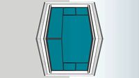 corner windows modren HD V-ray