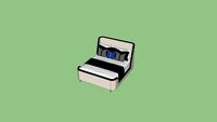 Lennox Bed with Bedding Queen