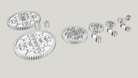 Sistema de engranajes para LEGO