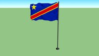 Flag of Congo-Kinshasa (1966-1971)