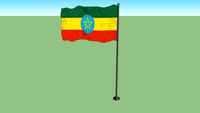 Flag of Ethiopia 1996-2009