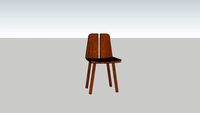 CB2 Notch Wood Chair