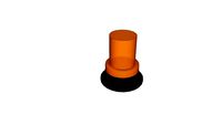 3-3/4' Amber LED Strobe Light Beacon