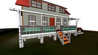 Anglo Caribbean House in San Andres Island