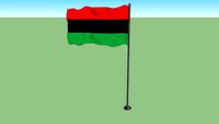 Libyan protesters flag