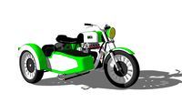 1974 Munch TTS Mammut & Sidecar