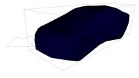 ROCKIT3D Car 0024 (Lexus GS350) dark blue driving