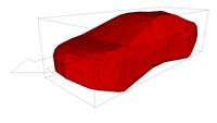 ROCKIT3D Car 0022 (BMW 750LI) red driving