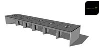12L - 1,00x1,20m - Mesa Plataforma - Linha New Link