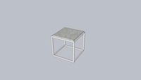 Framed XS_Coffee table_Silver White