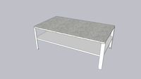 Struktur L_Coffee table_Silver White