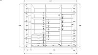 Встроенный шкаф-купе с открытыми полками