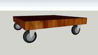 DKW wheel coffee table