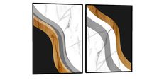 Conjunto Quadros Stratus Noir