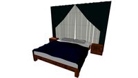 Wooden King Size Bed