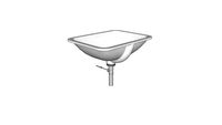 K-29471-FP1 Sartorial(TM) Paisley Caxton(R) RectangleUndermount bathroom sink