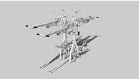 Two Tier Bike Rack: The Timberline Double Sided 8