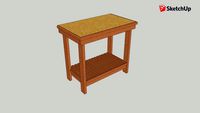 36" Worktable in 2x4 lumber