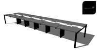 12L - 1,00x1,40m - Trave - Mesa Plataforma - Linha New Open