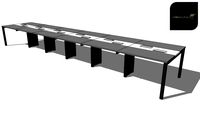 12L - 1,00x1,20m - Trave - Mesa Plataforma - Linha New Open