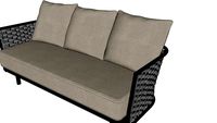 Source Furniture SF-1028-103 Luxe Collection Sofa
