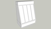 3636 Wood Batten Hood