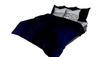 CAMA VELUDO AZUL