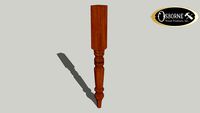 World Hutch Island Post (34-1/2' x 3-1/2')