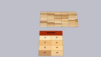 Dynamic parquet (8 layouts, plank material with random calculation)