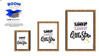 Quadro infantil twinkle twinkle