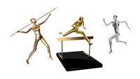 Athletes 3D Model