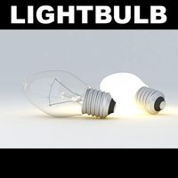 Lightbulb Egg 3D Model