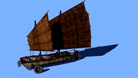 Fallout sail car (low poly)