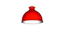 Schoolhouse Metal Bell Shade - Persimmon