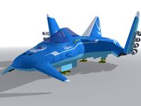 Fighter01 3D Model