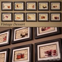 Картины "Vintage Dessert"