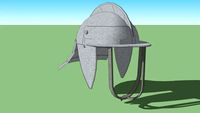 Lobster tailed pot helmet