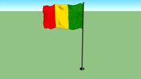 Flag of the Kingdom of Rwanda (1959-1961)
