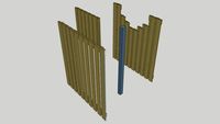 Schutting delen