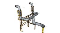 Sulphurous Gas Pipeline Washer