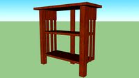 Small three legs wood antic table