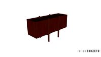 BUFFET PALAFITA P - L135 x P45 xA72 cm - Felipe Zorzeto Design