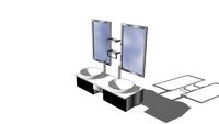 MUEBLE, LAVATORIO & ESPEJO YB-707 SUNRISE ACERO INOX (140X51)