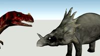 styracosaurus vs ceratosaurus