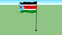 Flag of the SPLA 1983