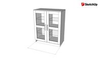 cabinet IKEA BRIMNES H95 glass