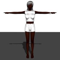 Sexy Girl Nomita 3D Model