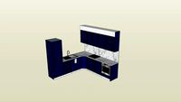 Cuisin angle moulure